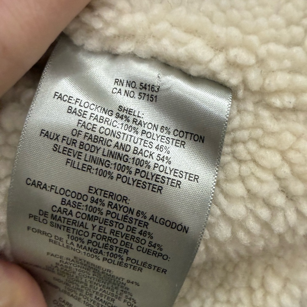 Levi's Tan Sherpa-Lined Jacket S - Picture 5 of 7